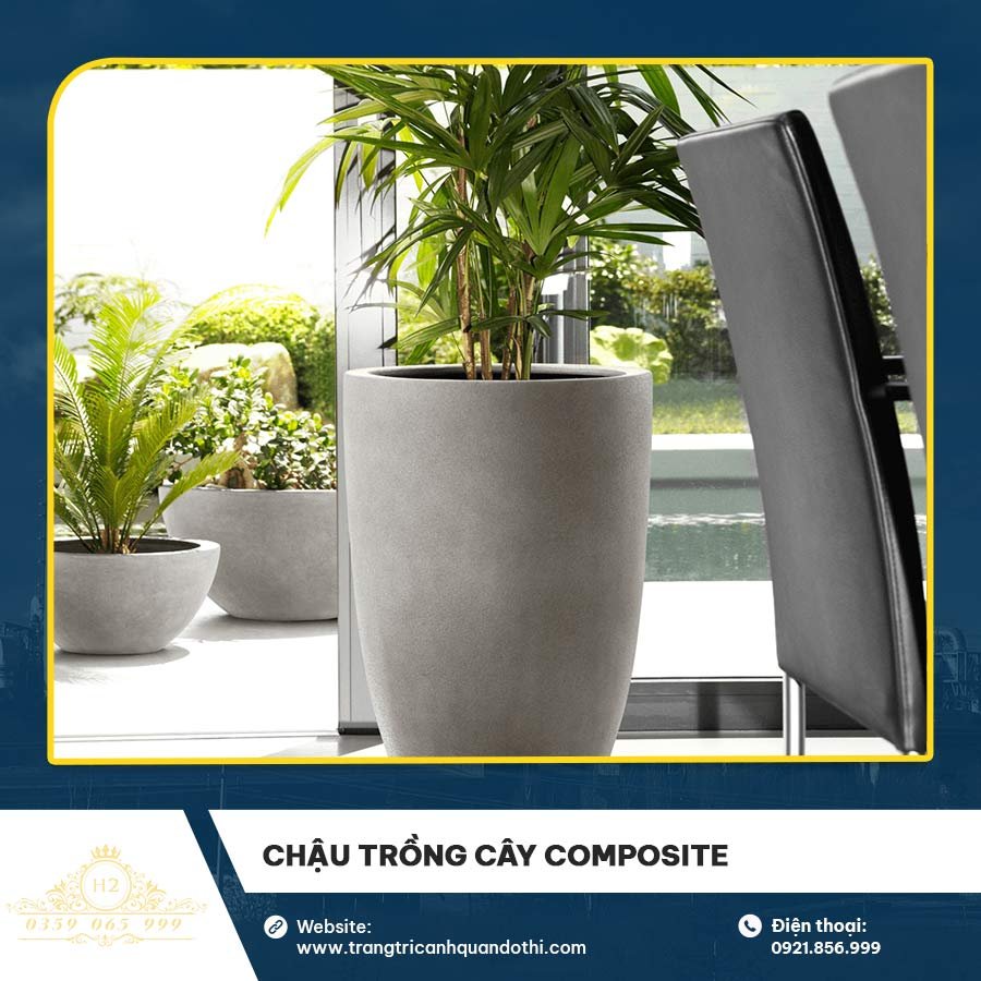 Chậu trồng cây Composite