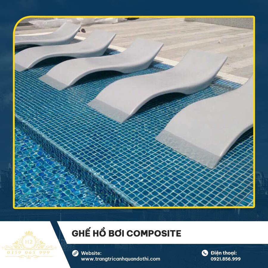 Ghế hồ bơi Composite