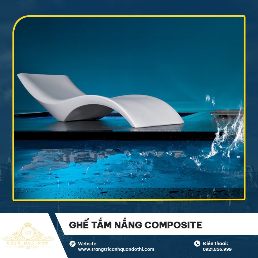 Ghế tắm nắng Composite