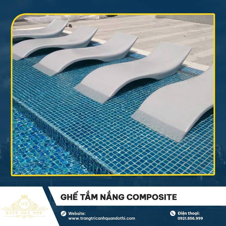 Ghế tắm nắng Composite
