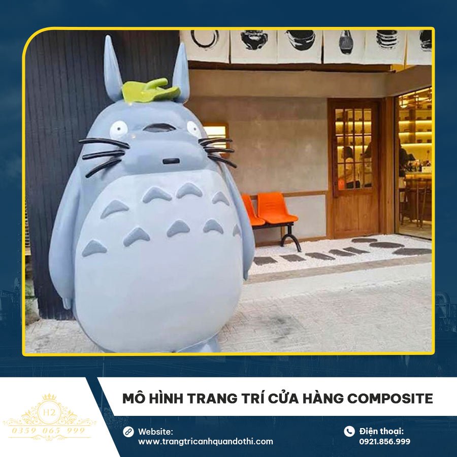 Mô hình trang trí cửa hàng Composite
