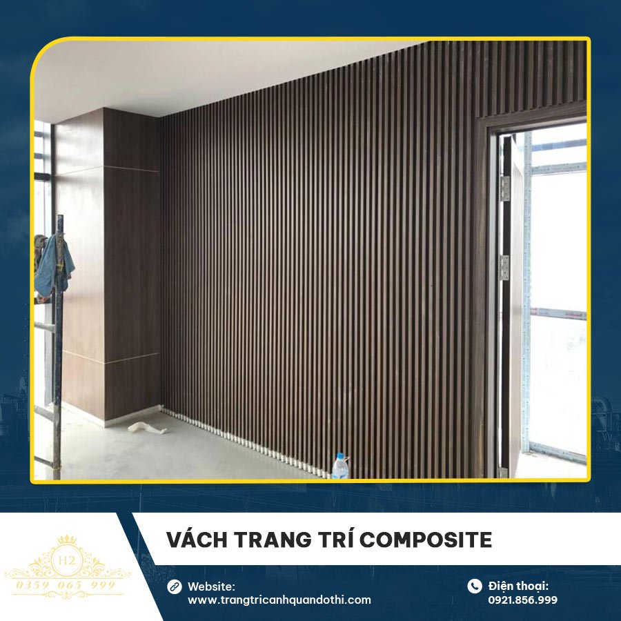 Vách trang trí Composite