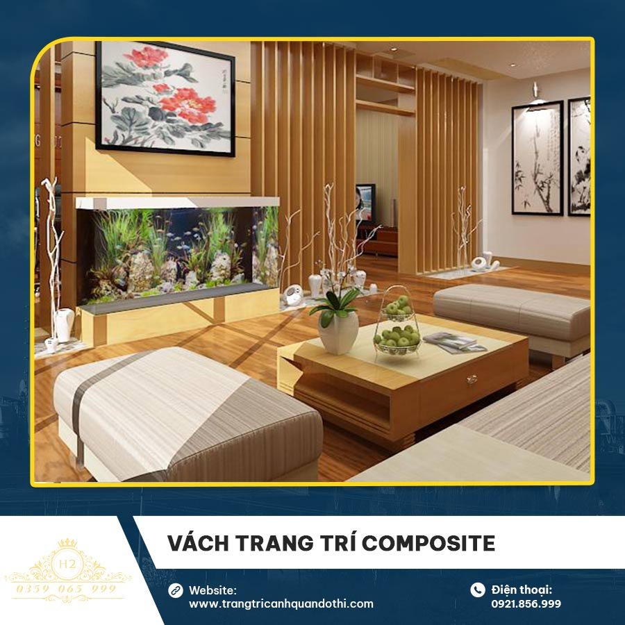Vách trang trí Composite