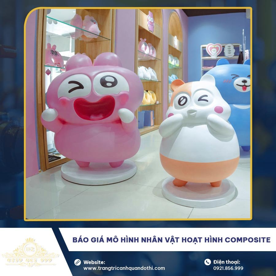 Báo giá mô hình nhân vật hoạt hình Composite