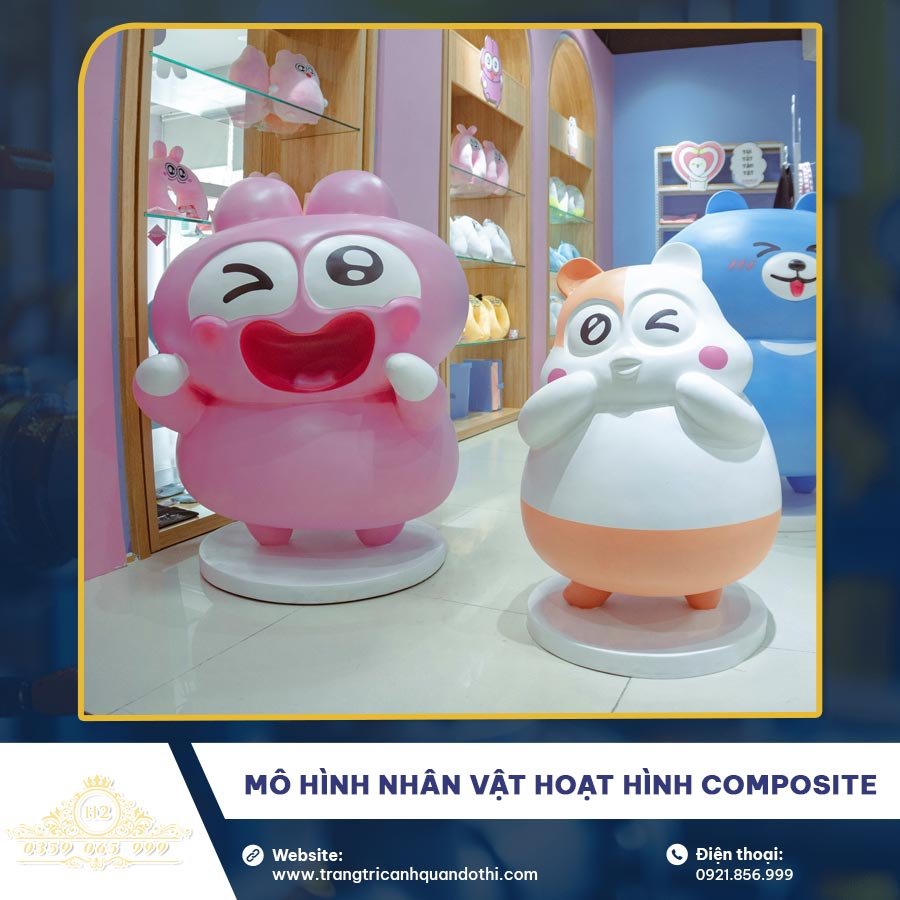Mô hình nhân vật hoạt hình Composite