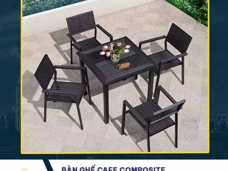 Bàn ghế cafe Composite – Giải pháp nội thất hiện đại, bền đẹp cho mọi không gian kinh doanh