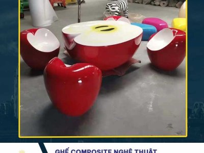 Ghế Composite nghệ thuật – Điểm nhấn sáng tạo cho không gian hiện đại cùng Xây dựng H2