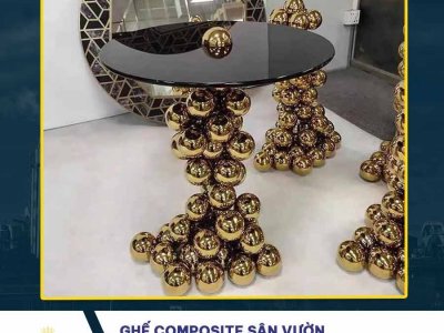 Ghế Composite sân vườn – Giải pháp hoàn hảo nâng tầm không gian ngoại thất cùng Xây dựng H2