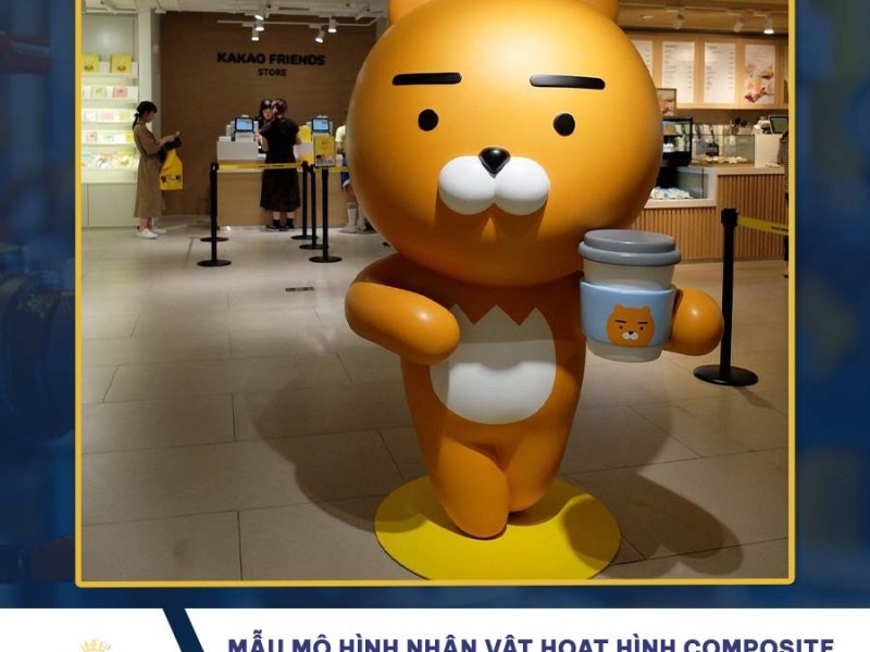 Mẫu mô hình nhân vật hoạt hình Composite đẹp – Mẫu 3D, Mascot, khổ lớn